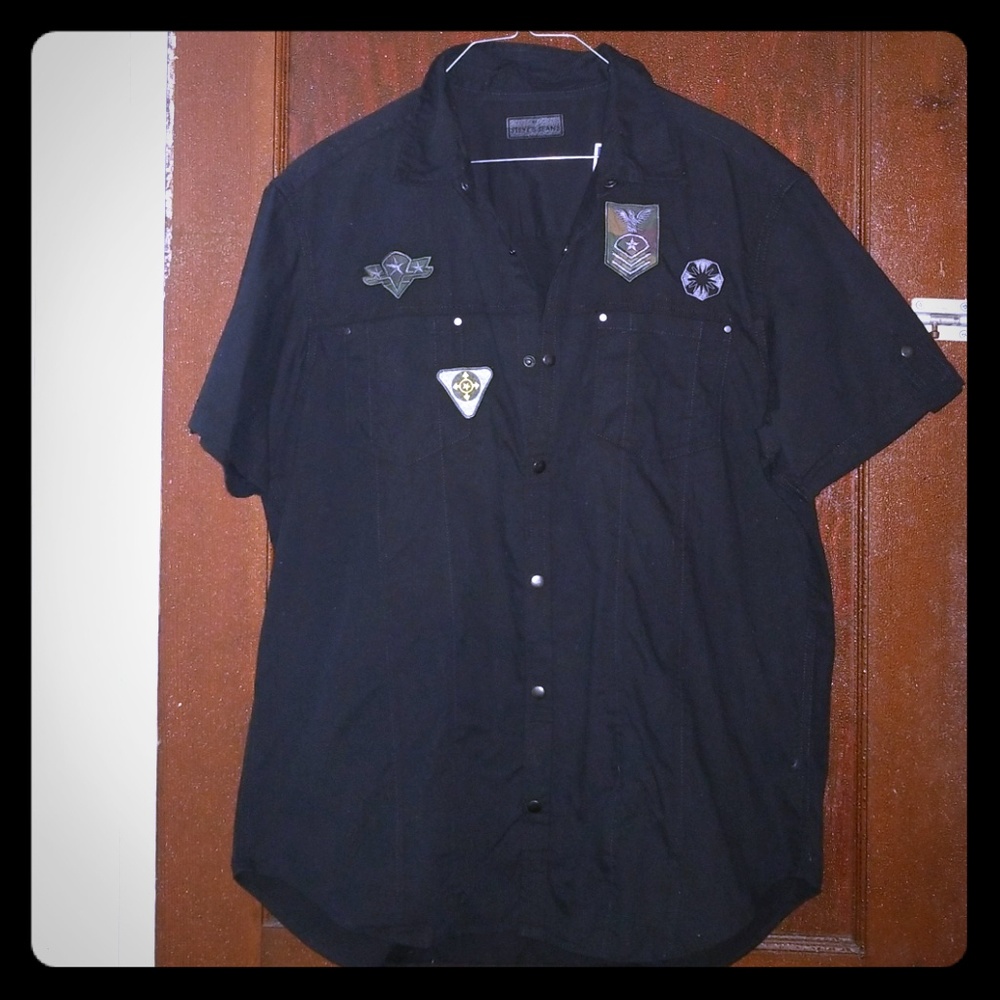 Steve's Jeans Shirt w/ 2 Front Pockets